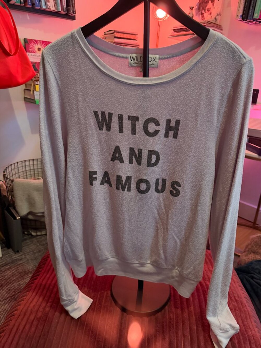 Wildfox Witch and Famous Long Sleeve Shirt - Oversized